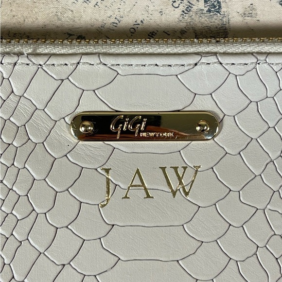 Gigi New York All In One Python-Embossed Clutch Bag - Picture 9 of 11